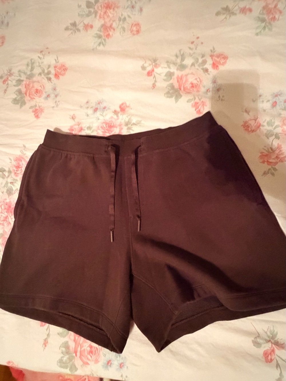 Lululemon Men’s Brown Cotton Fleece Shorts